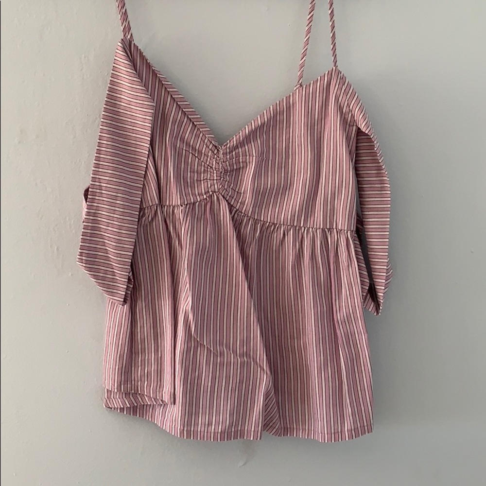 Purple Stripe Tank Top